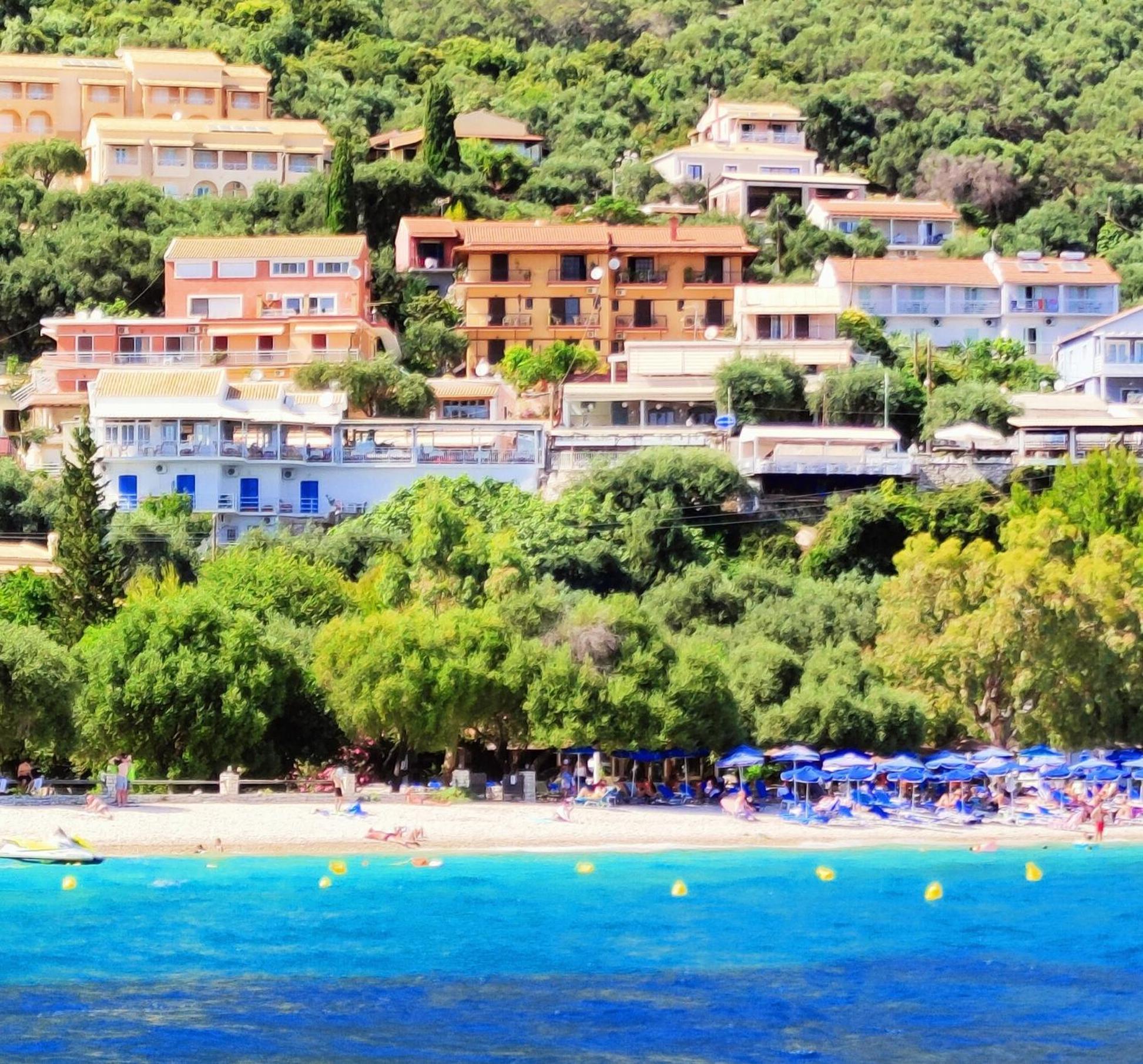 Ferienwohnung Vasiliki Seamemories Barbati Exterior foto